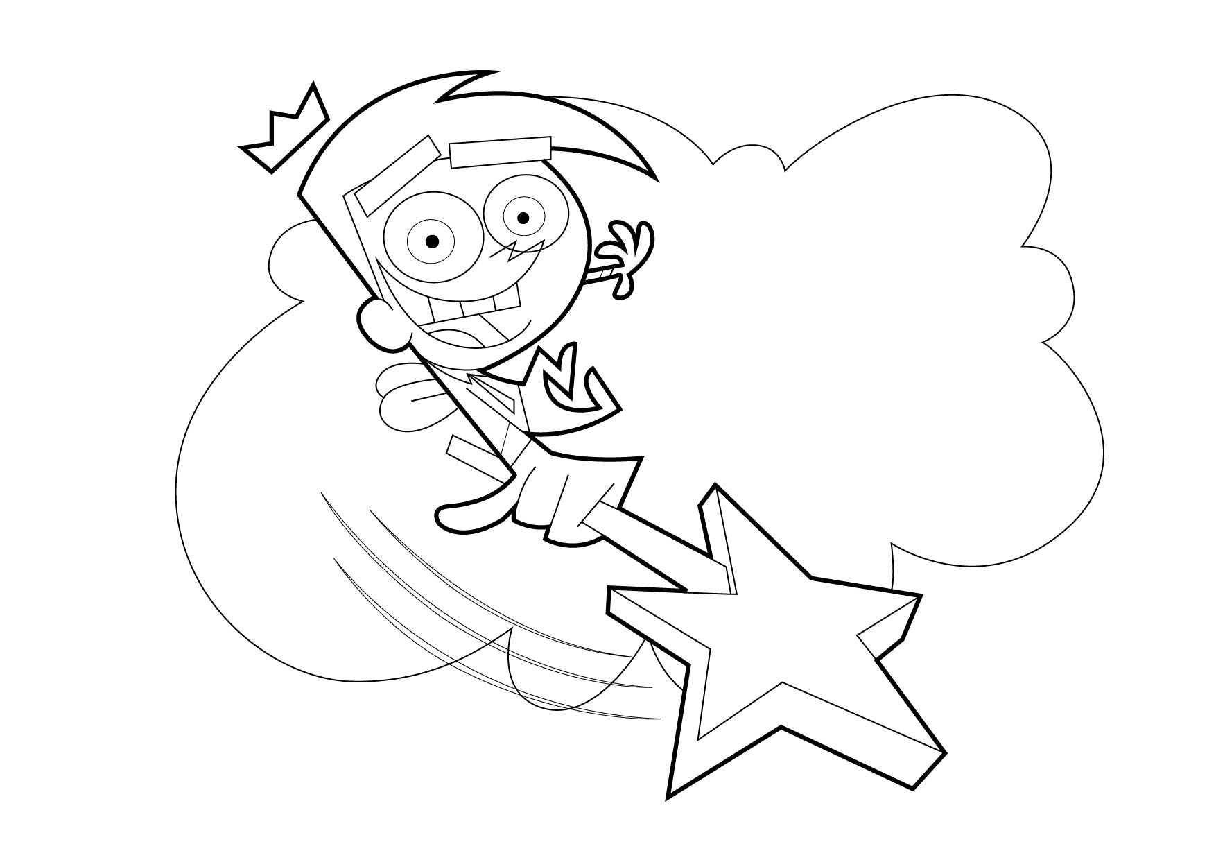 Fairly Odd Parents Free Coloring Pages